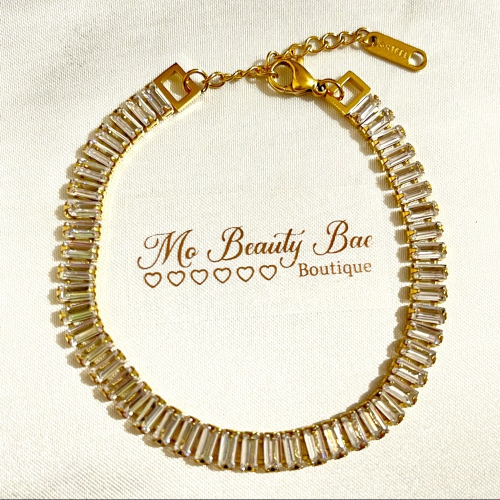 Gold Crystal Bracelet